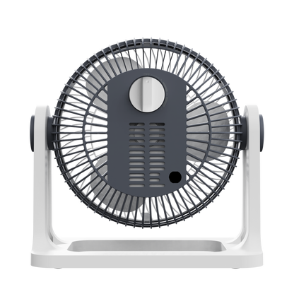 Ventilador de mesa moderno Funchal con 3 aspas de policarbonato