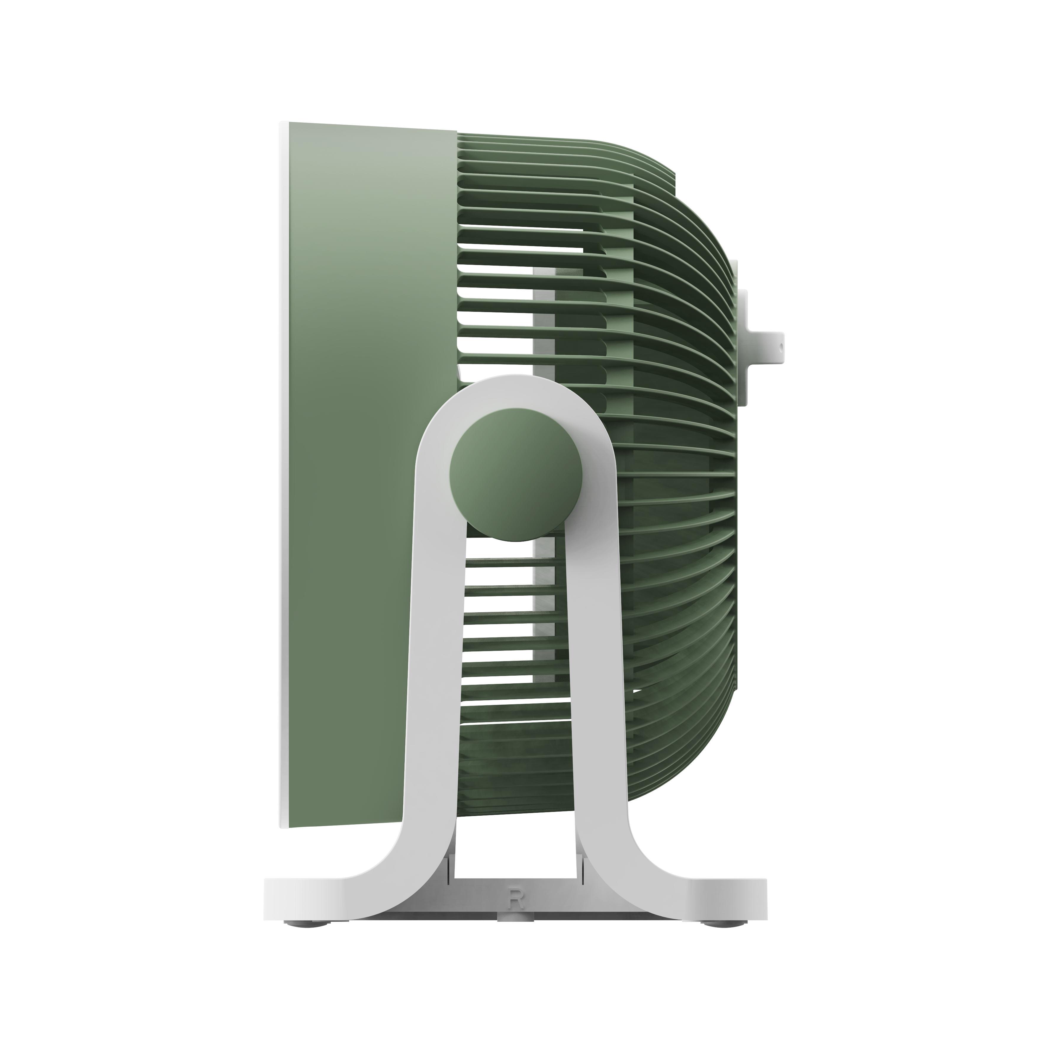 Ventilador de sobremesa Funchal fabricado en metal color verde