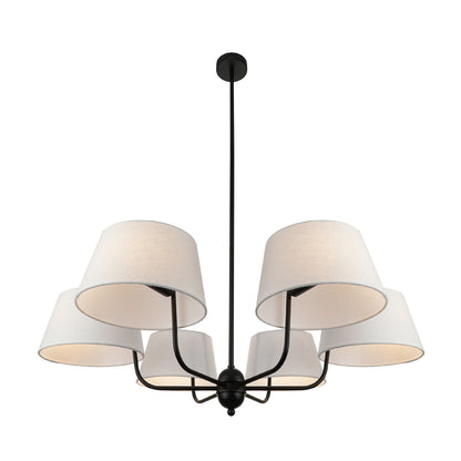 Lámpara de techo MARIZA LUMIT 6 luces beige, referencia 164050609