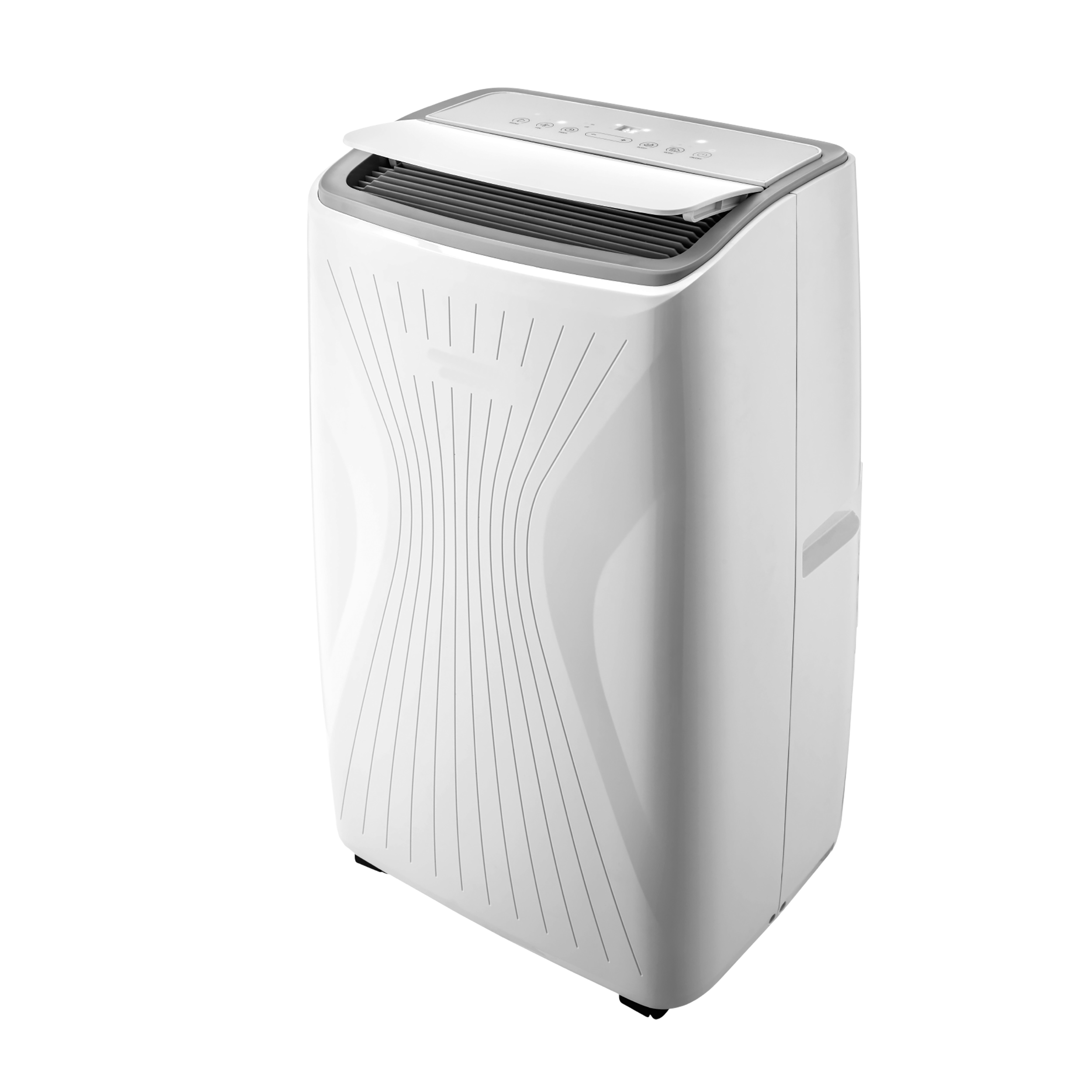 Aire Acondicionado Portátil Flurry fabricado en metal color blanco/negro