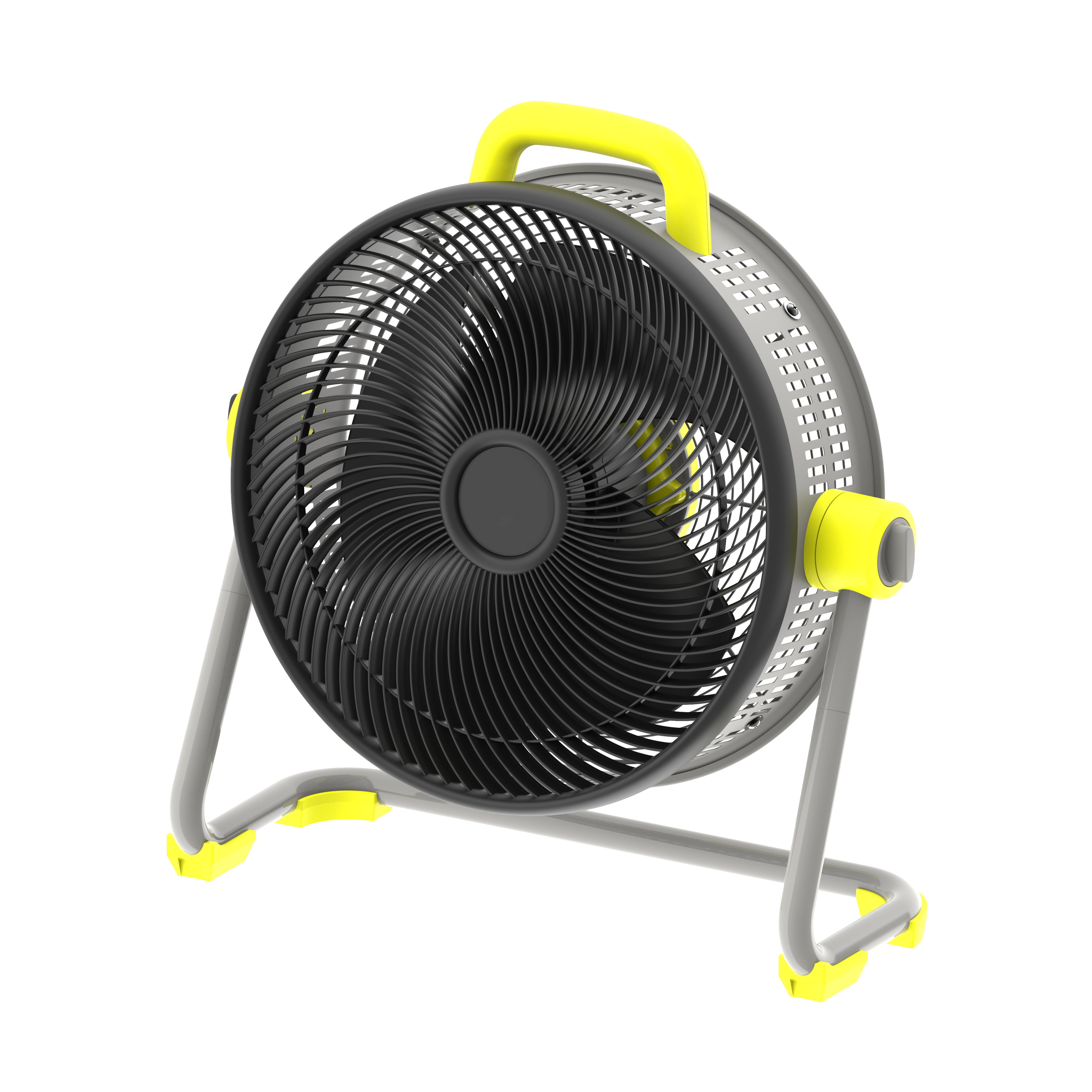 Ventilador industrial de 100W con asa, perfecto para garaje