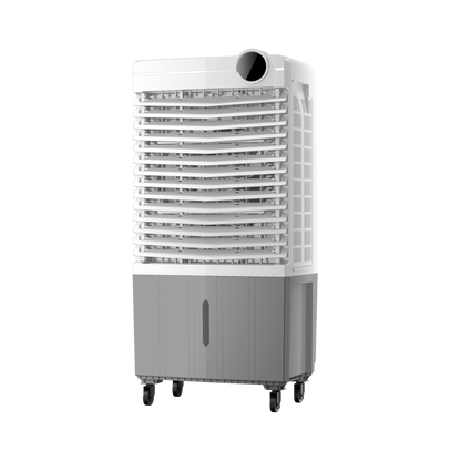 Climatizador CUDILLERO Fabrilamp / Abrila fabricado en metal blanco y gris