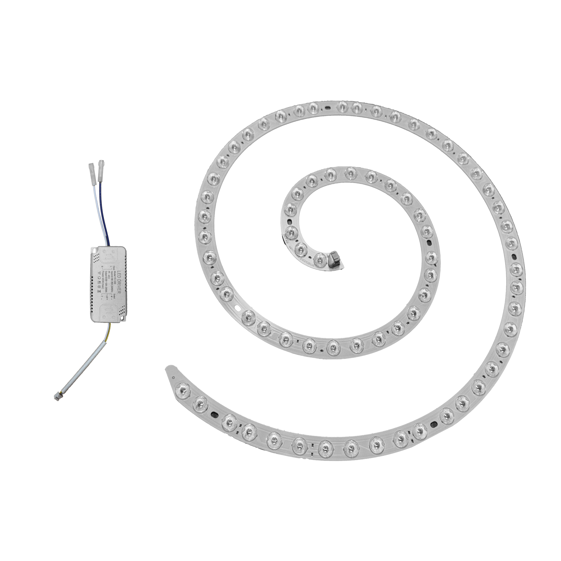 Repuesto LED 45W color blanco, ideal para ventiladores de techo