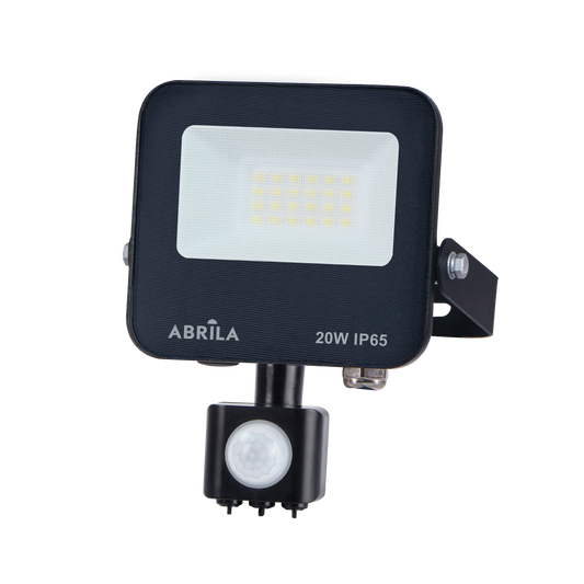 Proyector LED BOIRO con sensor de movimiento Fabrilamp 20W 6500K negro