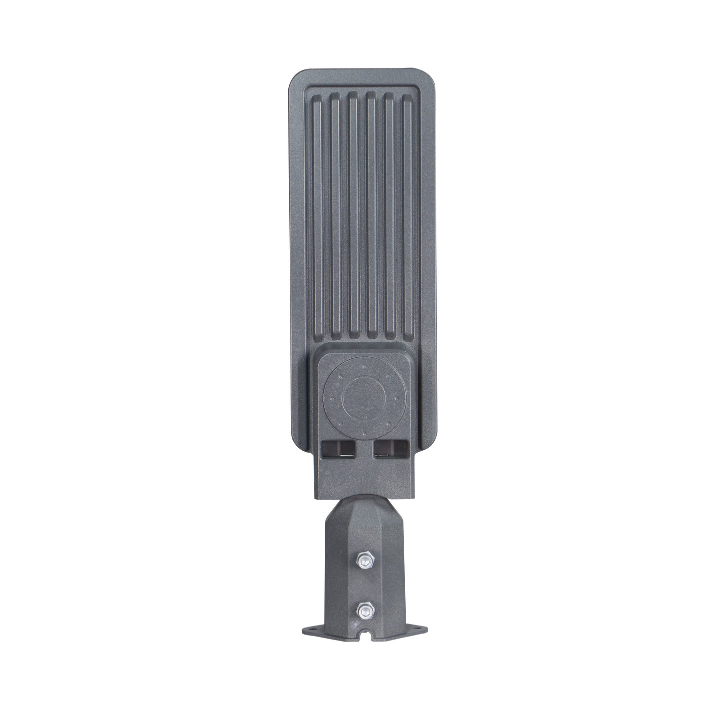 Farola LED CURTIS 50W 6500K Gris Fabrilamp para exterior, vista frontal