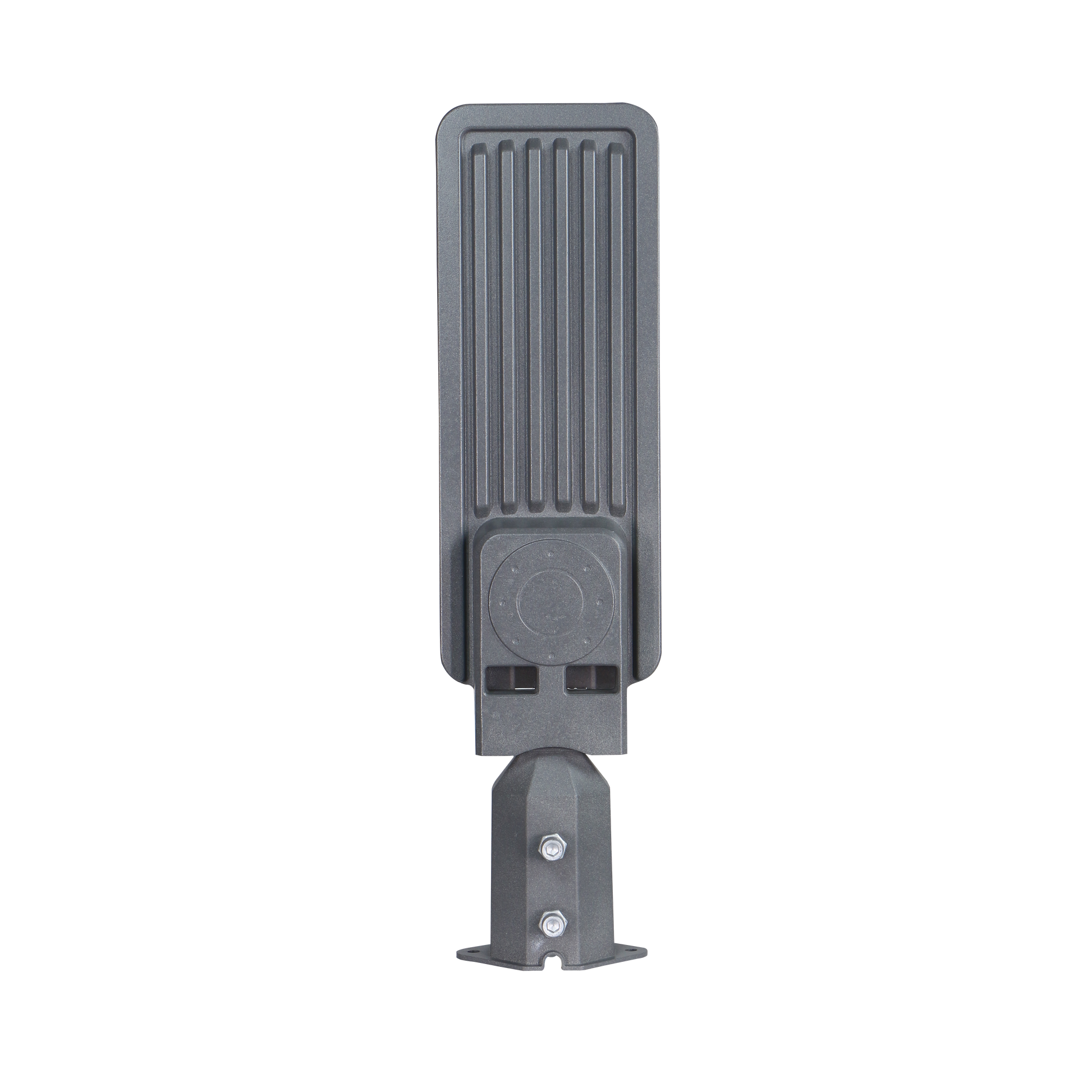 Farola LED CURTIS 50W 6500K Gris Fabrilamp para exterior, vista frontal