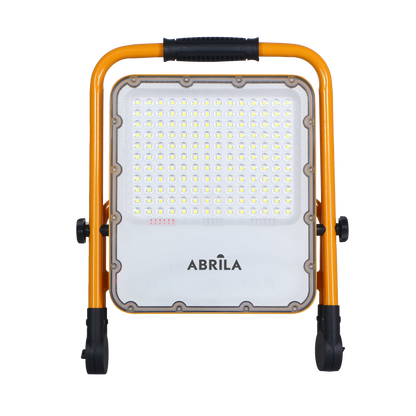 Proyector LED Inalámbrico BRION 100W 6500K Amarillo Fabrilamp con asa extendida