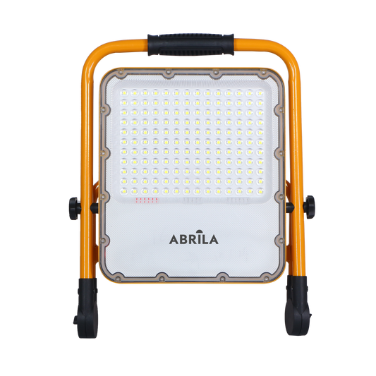 Proyector LED Inalámbrico BRION 100W 6500K Amarillo Fabrilamp con asa extendida