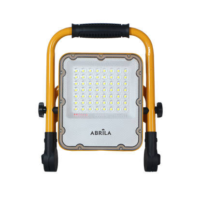 Proyector Inalámbrico BRION 30W 6500K Amarillo Fabrilamp con asa y base orientable