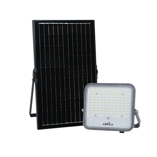 Proyector Solar LED FERROL 150W Gris Fabrilamp para exteriores