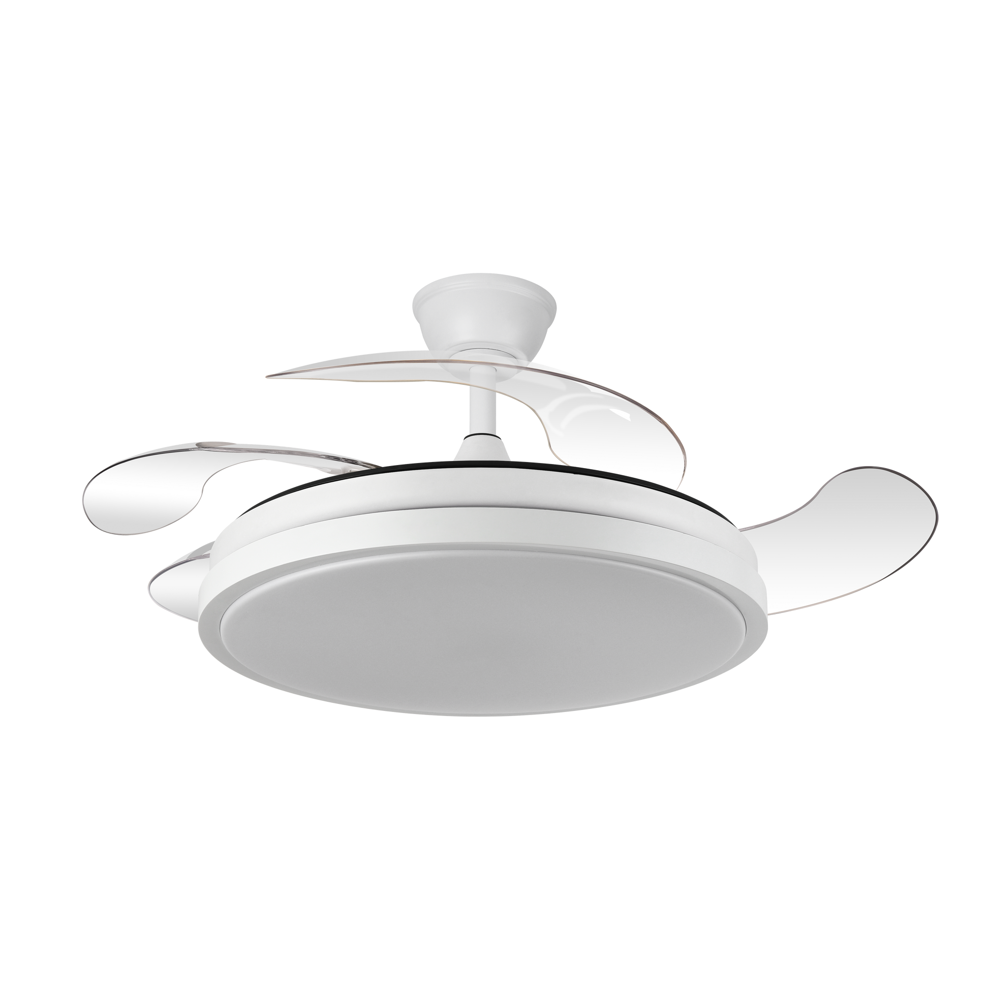 Ventilador moderno con control remoto ideal para salón