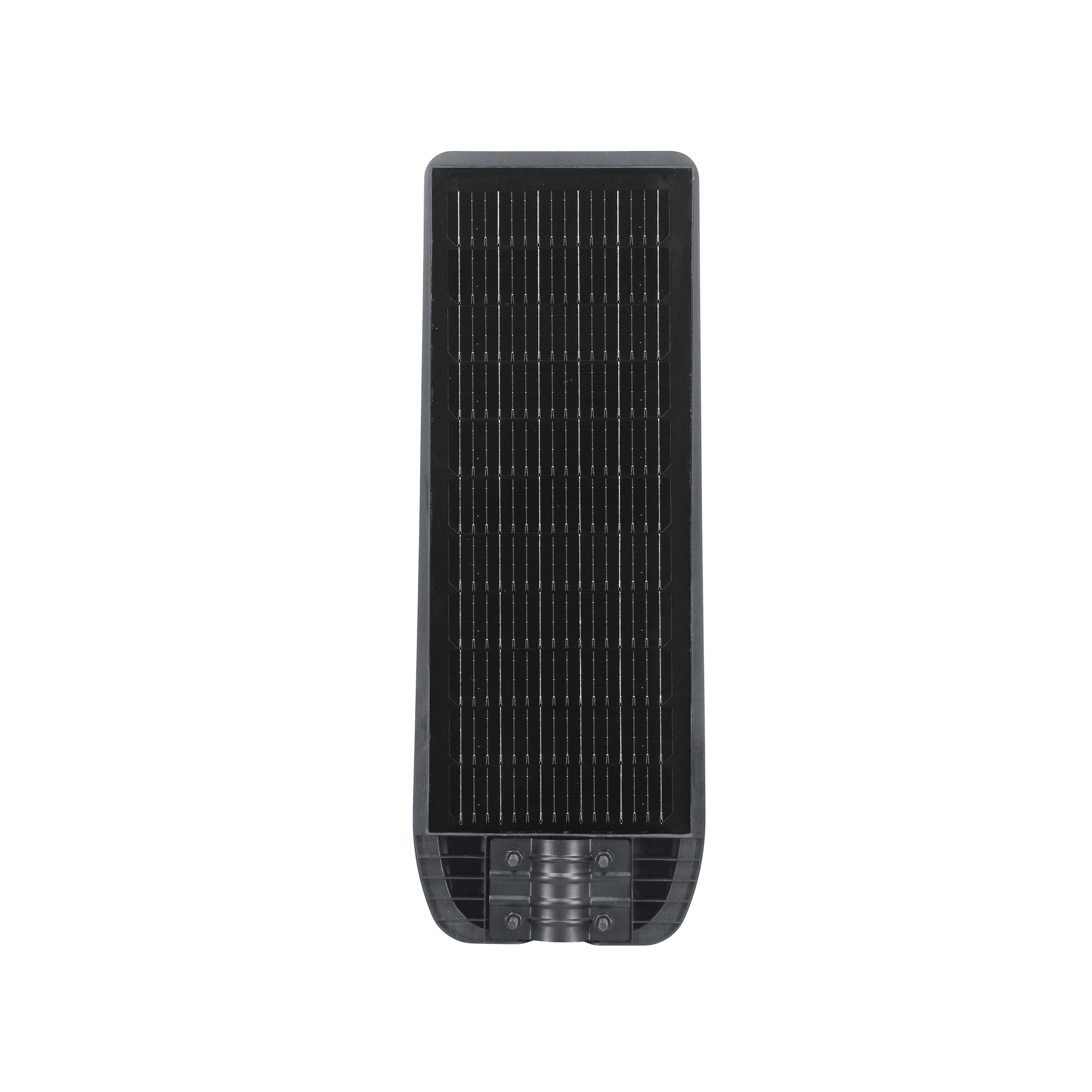 Farola Solar Exterior Bazan 300W Gris Fabrilamp con panel solar integrado