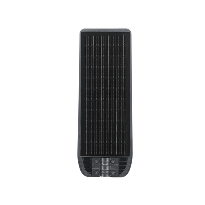 Farola Solar Exterior Bazan 300W Gris Fabrilamp con panel solar integrado