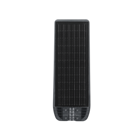 Farola Solar Exterior Bazan 300W Gris Fabrilamp con panel solar integrado