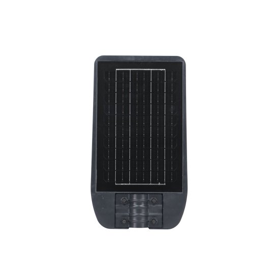 Farola Led Solar Bazan 100W Gris Fabrilamp con sensor de movimiento y crepuscular