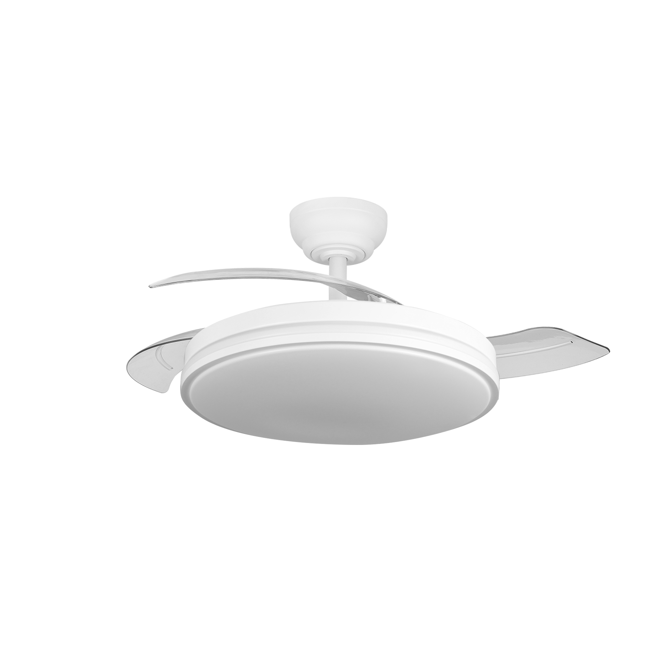 Ventilador de diseño moderno y elegante ideal para iluminar y refrescar el interior