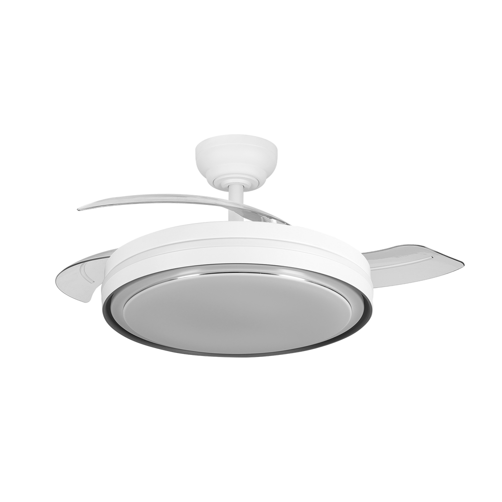 Ventilador de techo con motor DC silencioso y luz LED 3000-6500K