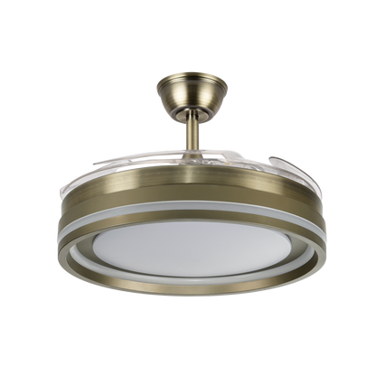 Ventilador de techo LED Cerrato con motor DC silencioso y bajo consumo