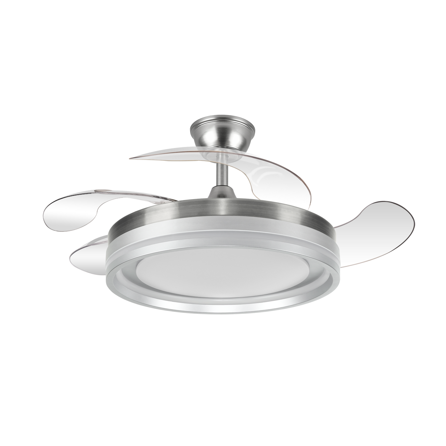 Ventilador silencioso con aspas plegables ideal para dormitorio o salón