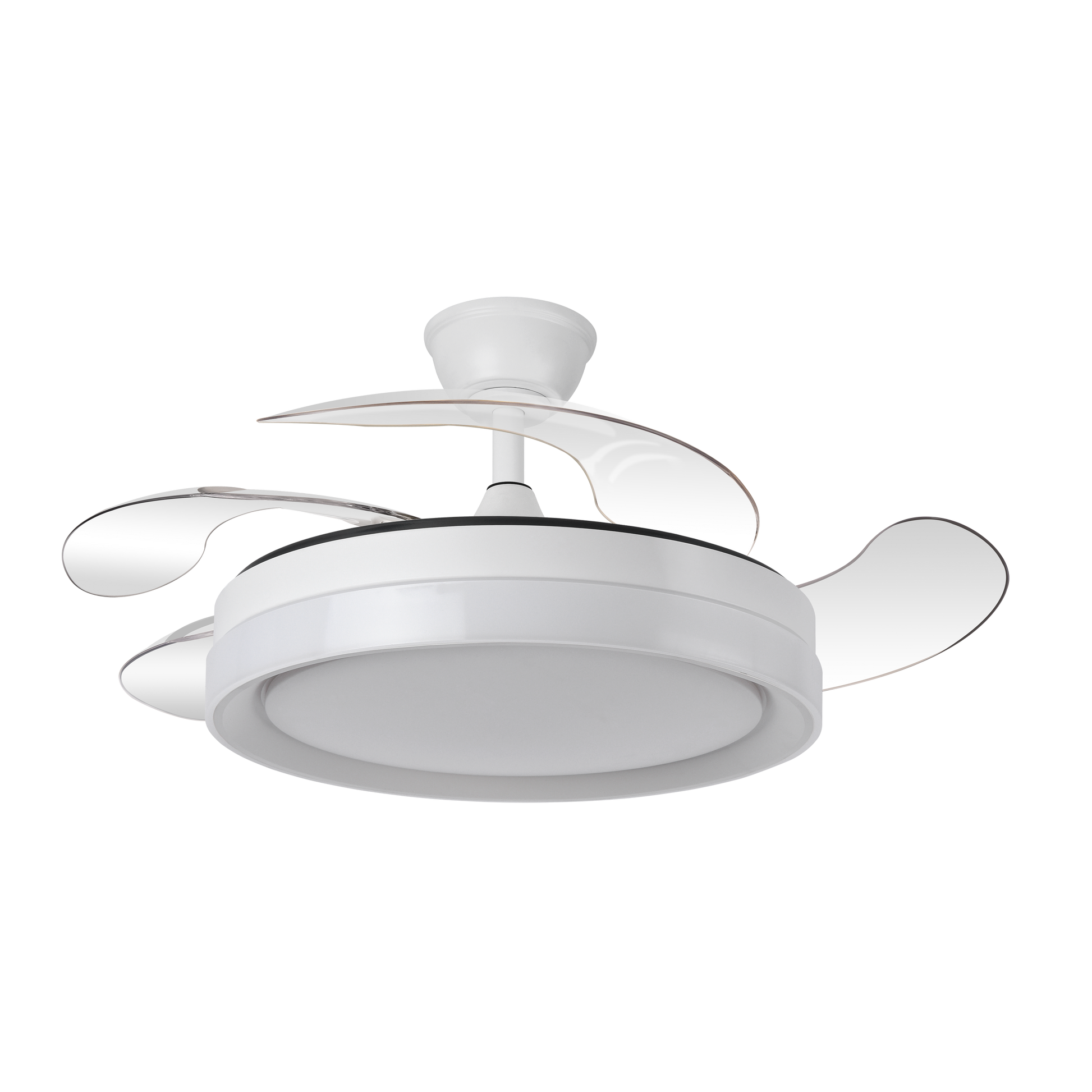 Ventilador silencioso con aspas plegables ideal para el interior