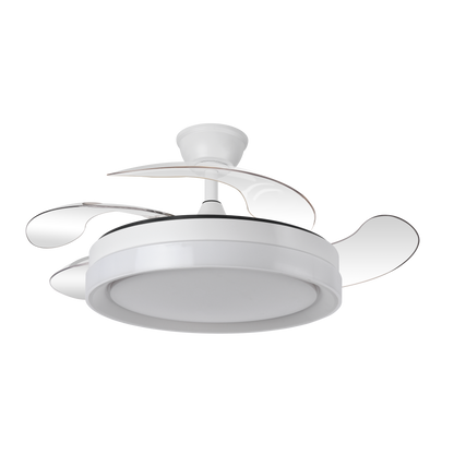 Ventilador silencioso con aspas plegables ideal para el interior