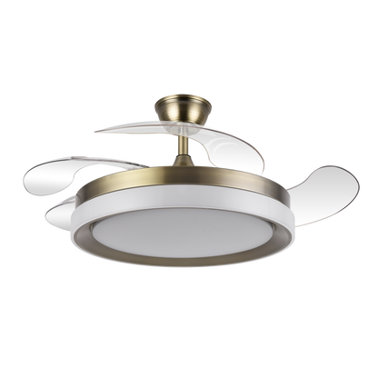 Elegante ventilador de techo silencioso ideal para interiores