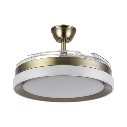 Ventilador de techo LED 6980 lúmenes con 3 temperaturas de color