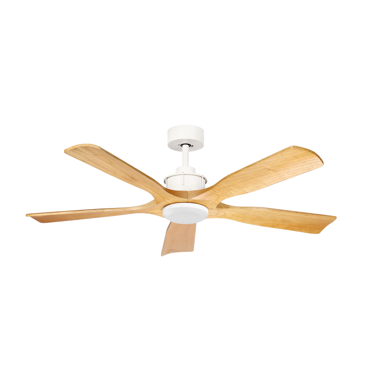 Ventilador de techo moderno ideal para salón o dormitorio con techos inclinados
