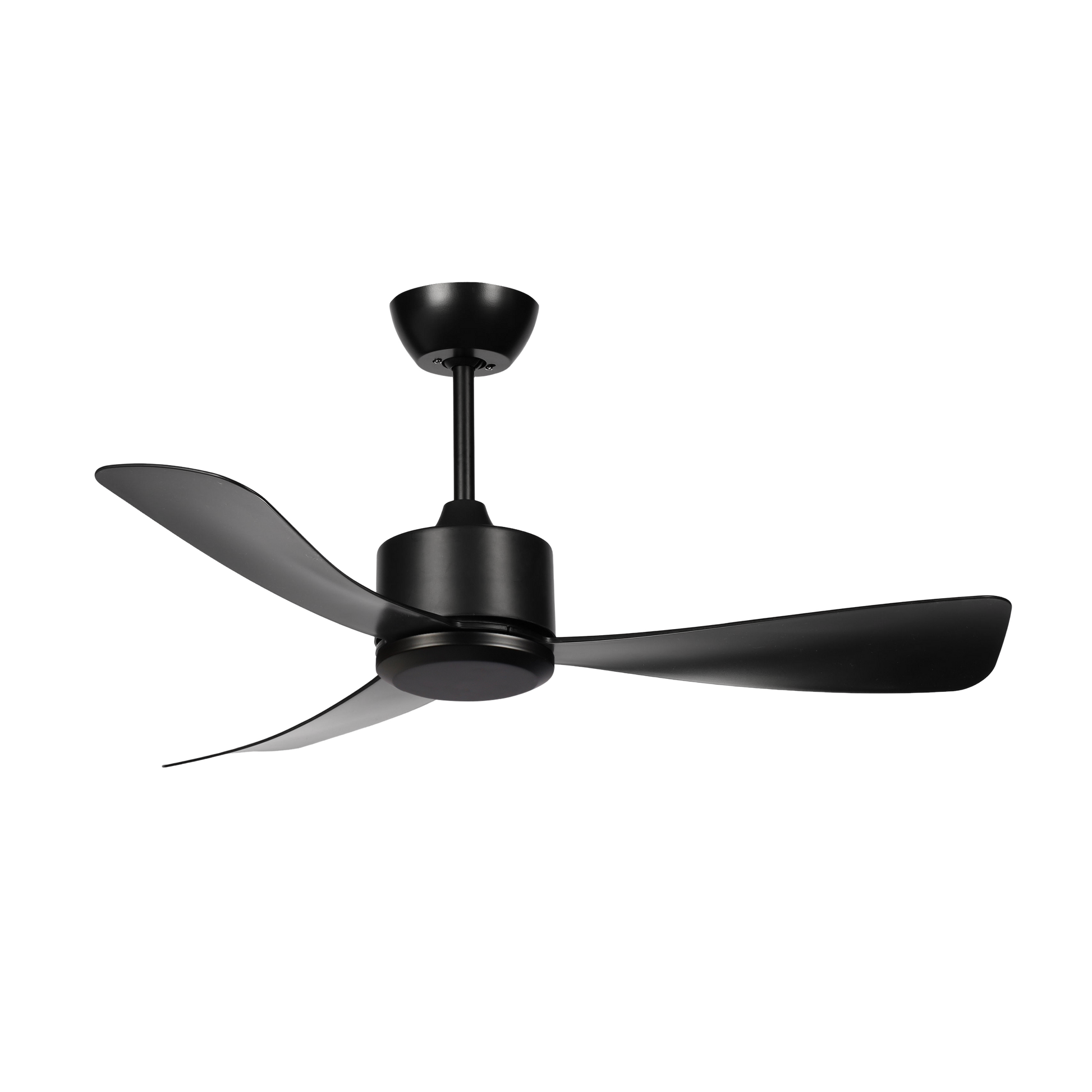 Ventilador de techo negro moderno ideal para salón o dormitorio