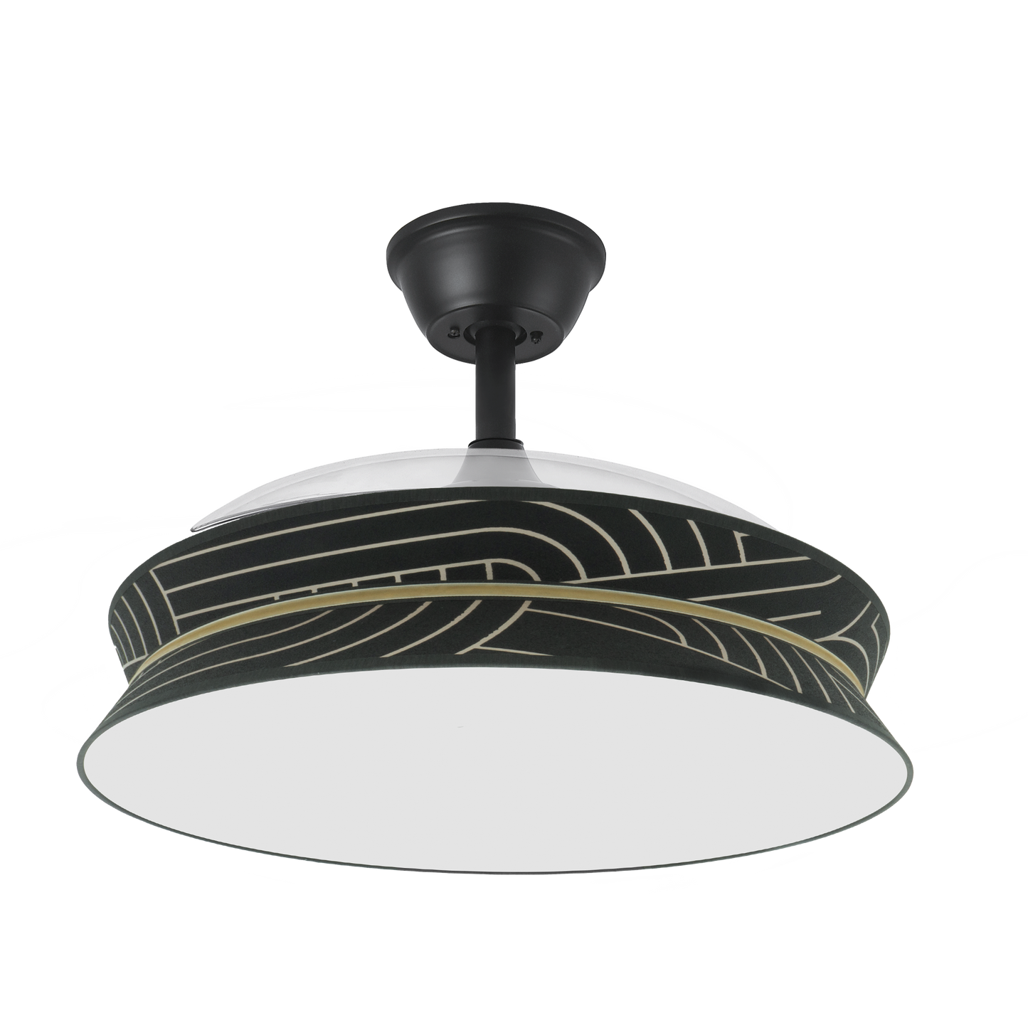 Ventilador de techo LED Decor con motor DC y 6 velocidades ajustables