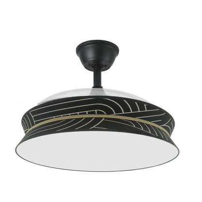Ventilador de techo LED Decor con motor DC y 6 velocidades ajustables