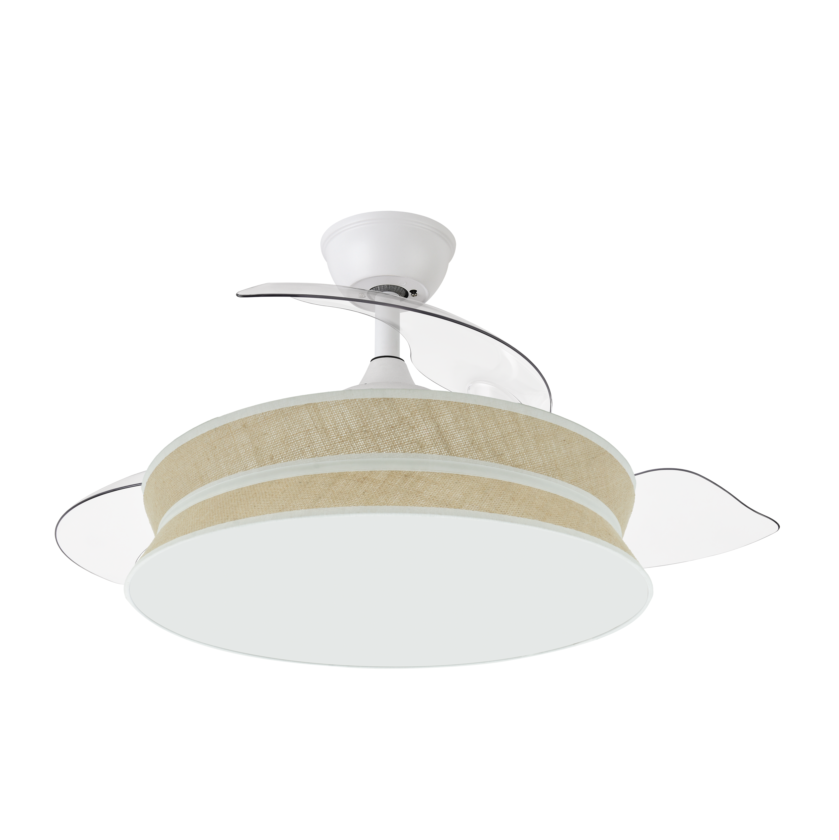 Ventilador de techo con luz LED 3000-4000-6000K integrada