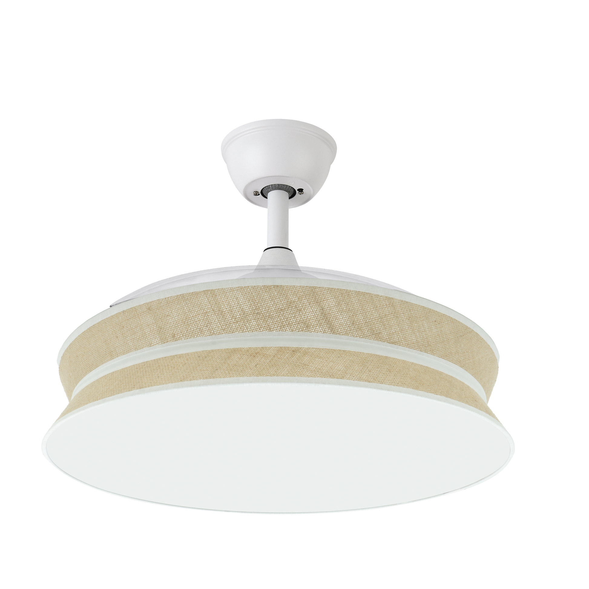 Ventilador de techo LED con 3 temperaturas de luz seleccionables (3000-4000-6000K)