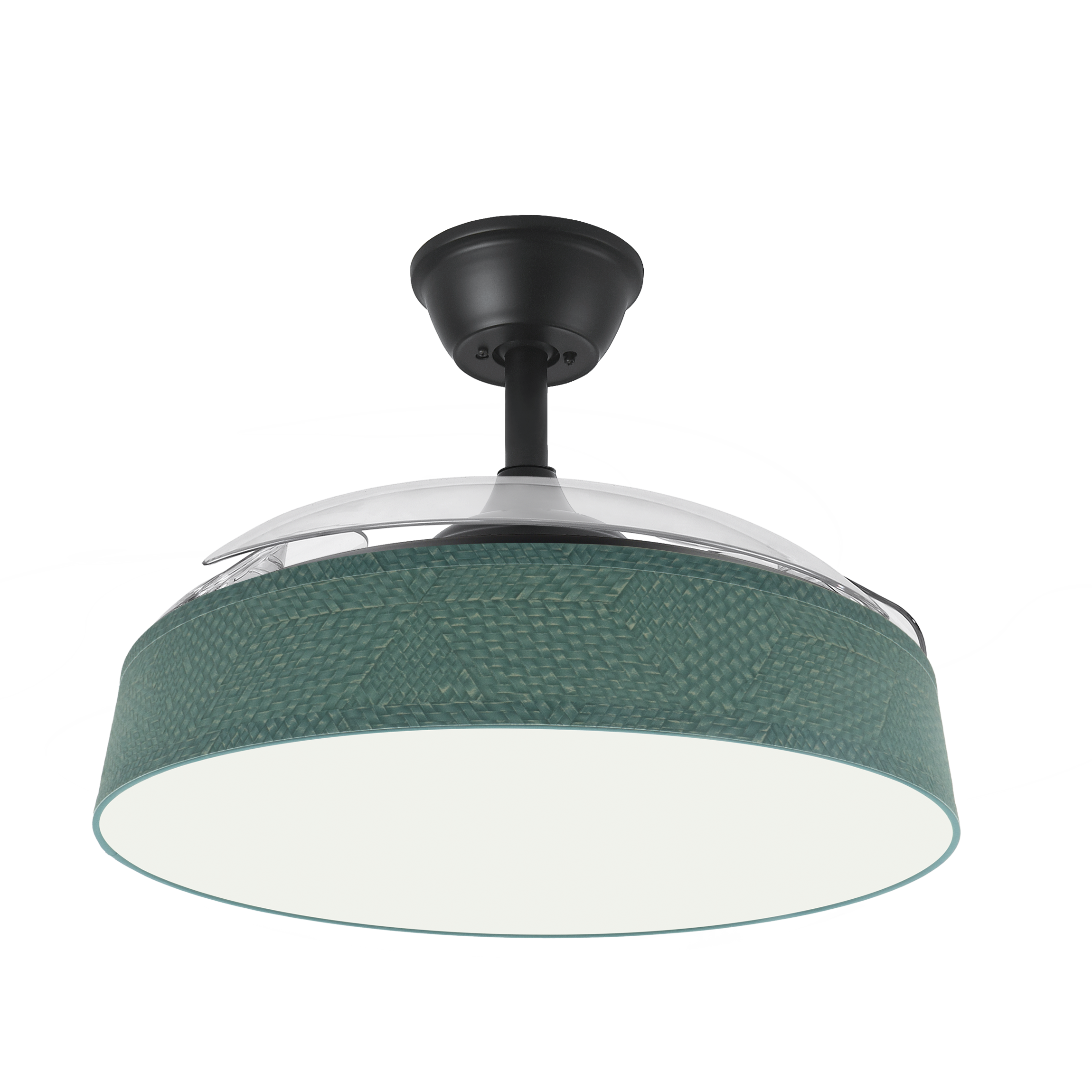 Ventilador de techo moderno y funcional ideal para iluminar y ventilar el interior