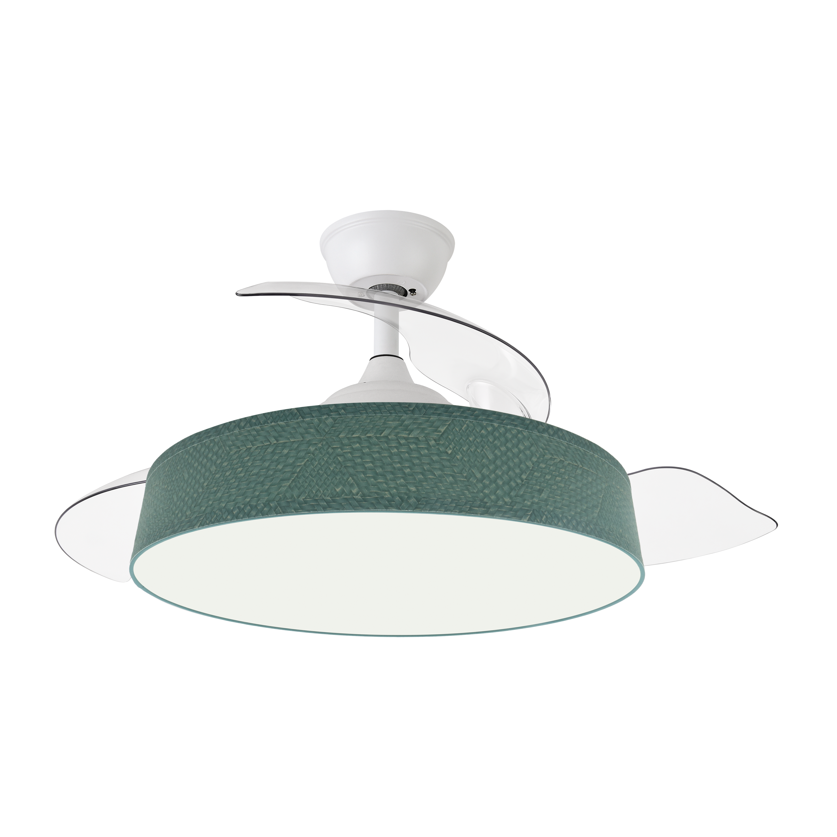 Ventilador de techo con motor DC silencioso, luz LED 3000-4000-6000K y mando a distancia