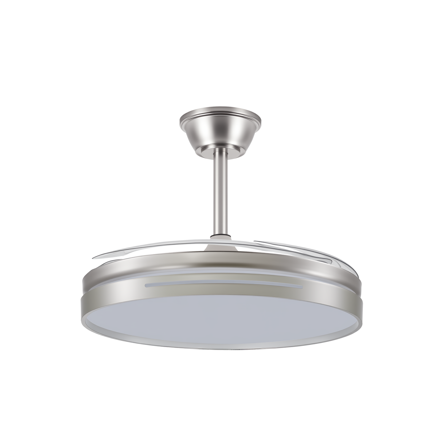 Ventilador de techo LED Micenas con 6980 lúmenes y motor DC silencioso