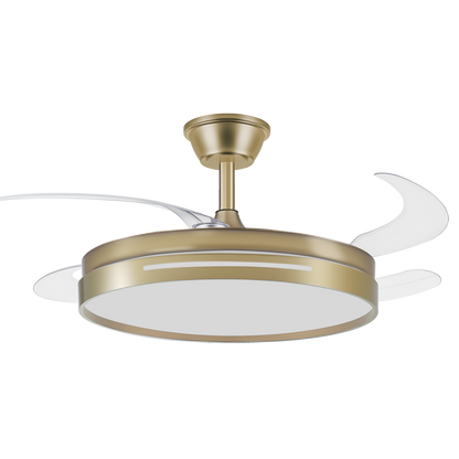 Elegante ventilador de techo silencioso ideal para salón o dormitorio