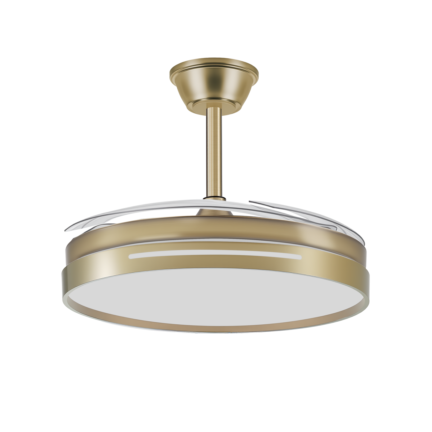 Ventilador de techo LED con 6 velocidades ajustables para confort