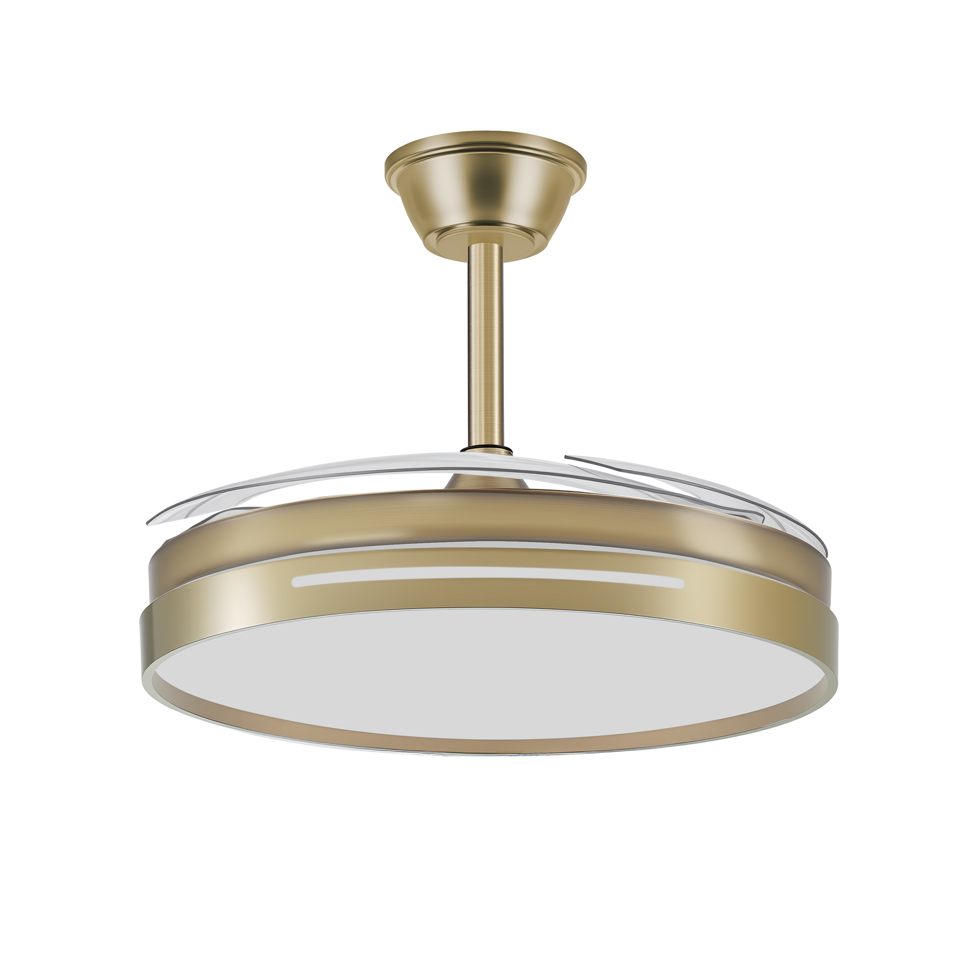 Ventilador de techo LED con 6 velocidades ajustables para confort