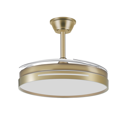 Ventilador de techo LED con 6 velocidades ajustables para confort