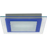Plafón BELÉM cuadrado azul Interlusa para iluminación interior