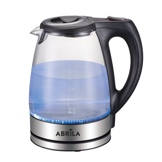 Hervidor de Agua Eléctrico TOBAGO Negro/Acero 1,7L Fabrilamp / Abrila