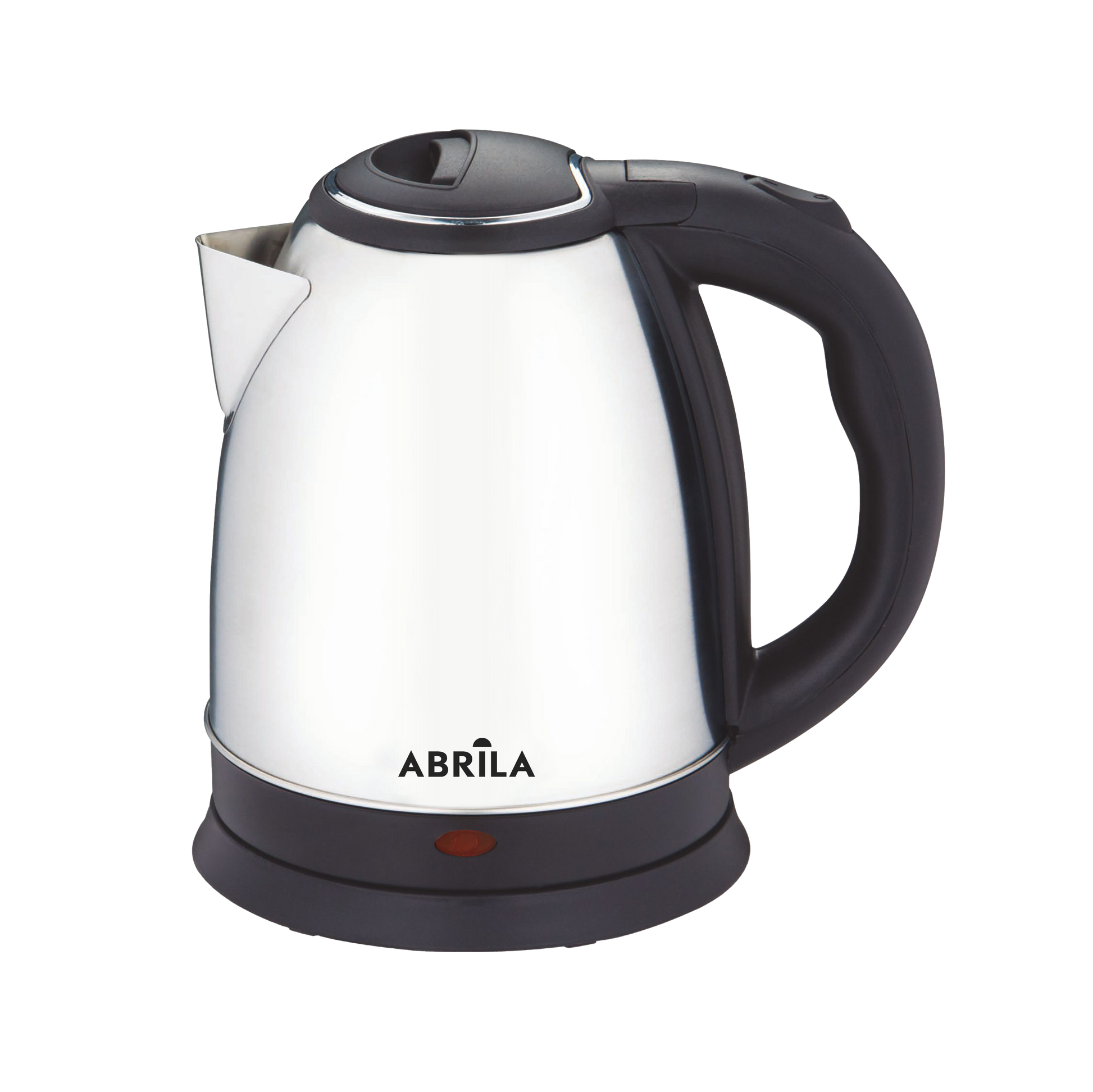 Hervidor de Agua Eléctrico FLOX Negro/Plata 1L 1500W Fabrilamp con base giratoria y asa de tacto frío