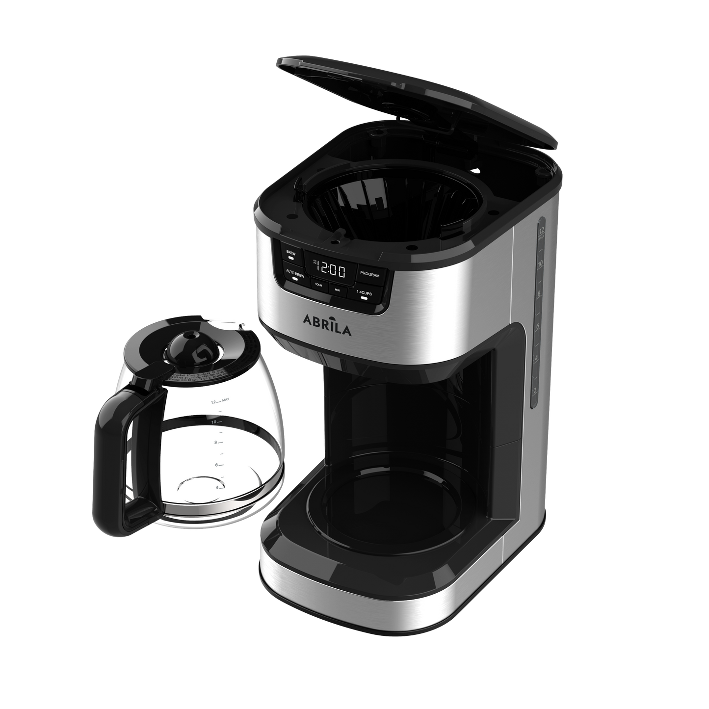 Detalle del filtro permanente extraíble de la Cafetera BRIAR de Fabrilamp