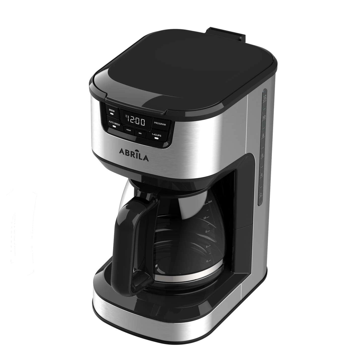 Panel de control digital y táctil de la Cafetera de Goteo BRIAR Fabrilamp