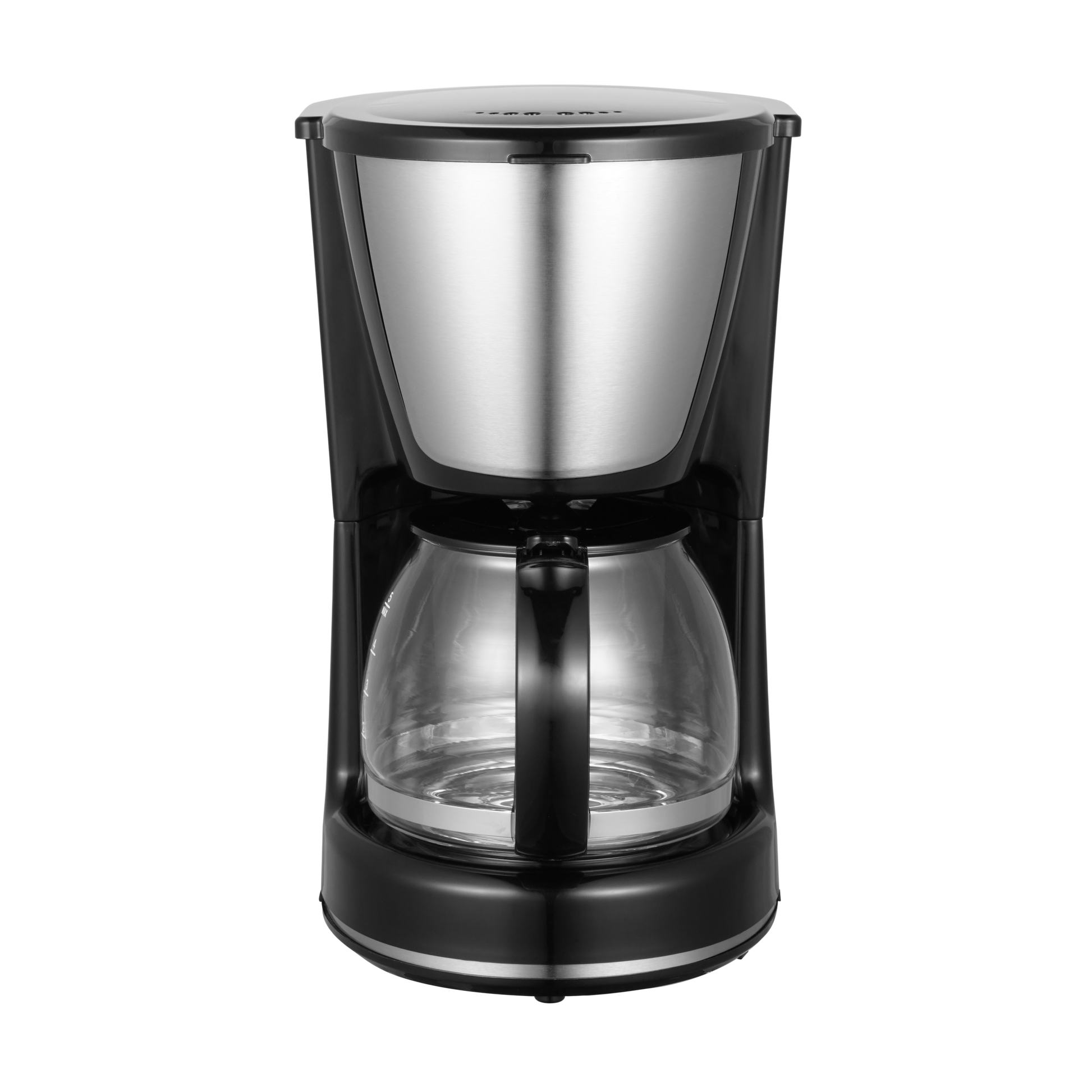 Cafetera de goteo WANDA negra Fabrilamp con jarra de cristal y filtro permanente