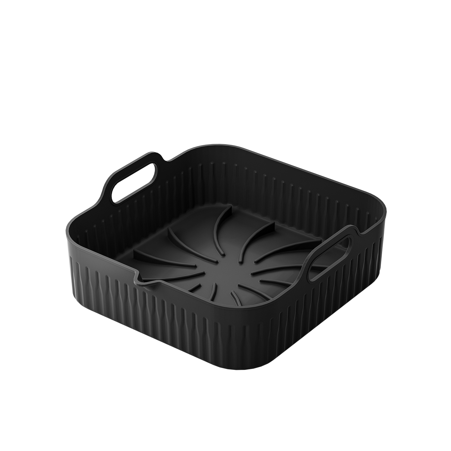 Bandeja de silicona MANACOR negra para freidora de aire Fabrilamp / Abrila