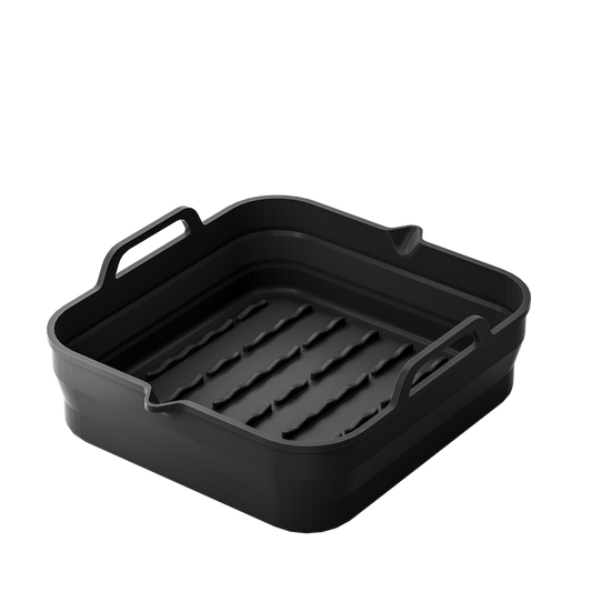 Bandeja de silicona MANACOR negra para freidora de aire Fabrilamp / Abrila