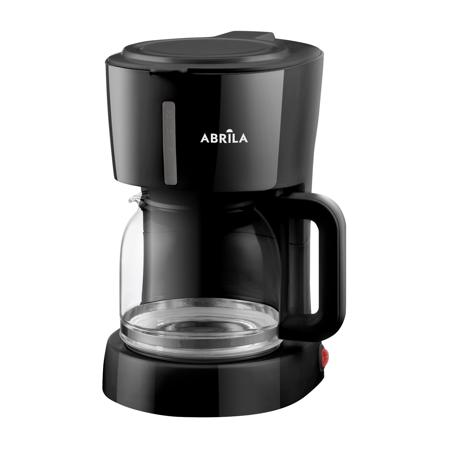 Cafetera de Goteo BRUMA Fabrilamp negra con jarra de cristal de 1,5L y capacidad para 15 tazas