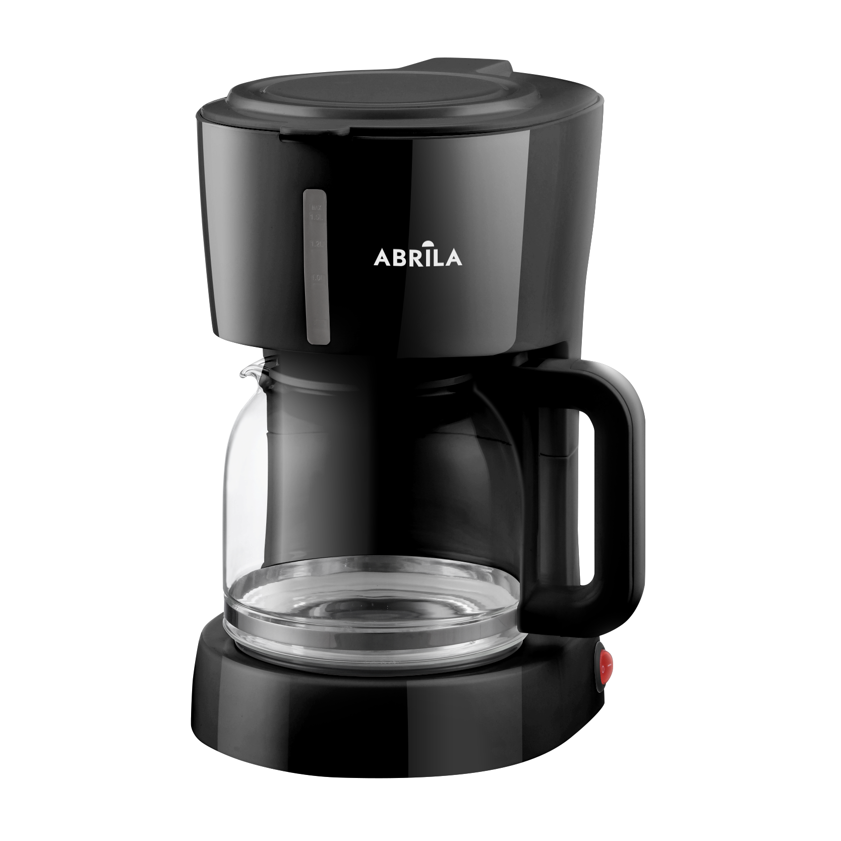 Cafetera de Goteo BRUMA Fabrilamp negra con jarra de cristal de 1,5L y capacidad para 15 tazas